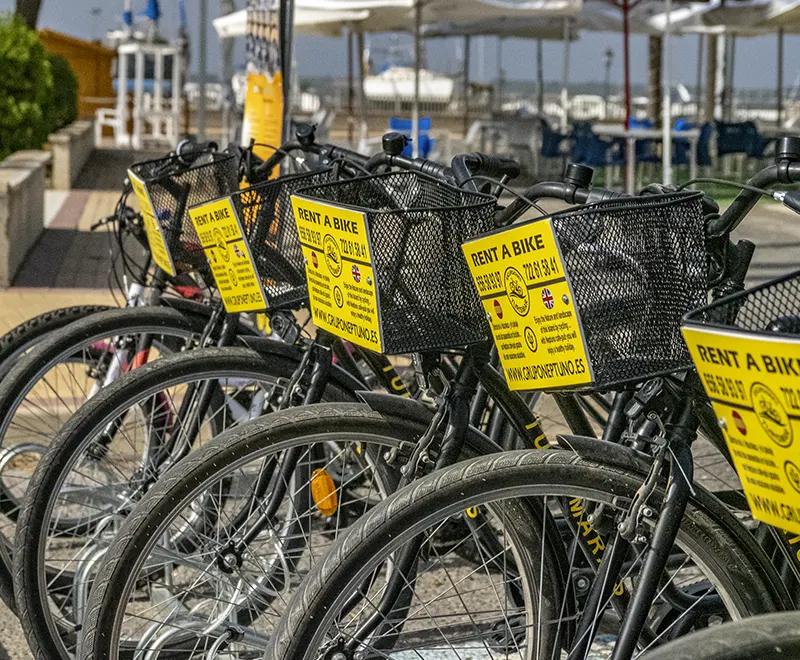 Alquiler de bicicletas en Punta del Moral